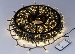 Clusterlichtketting met 1000 LED's op een kabeltrommel 