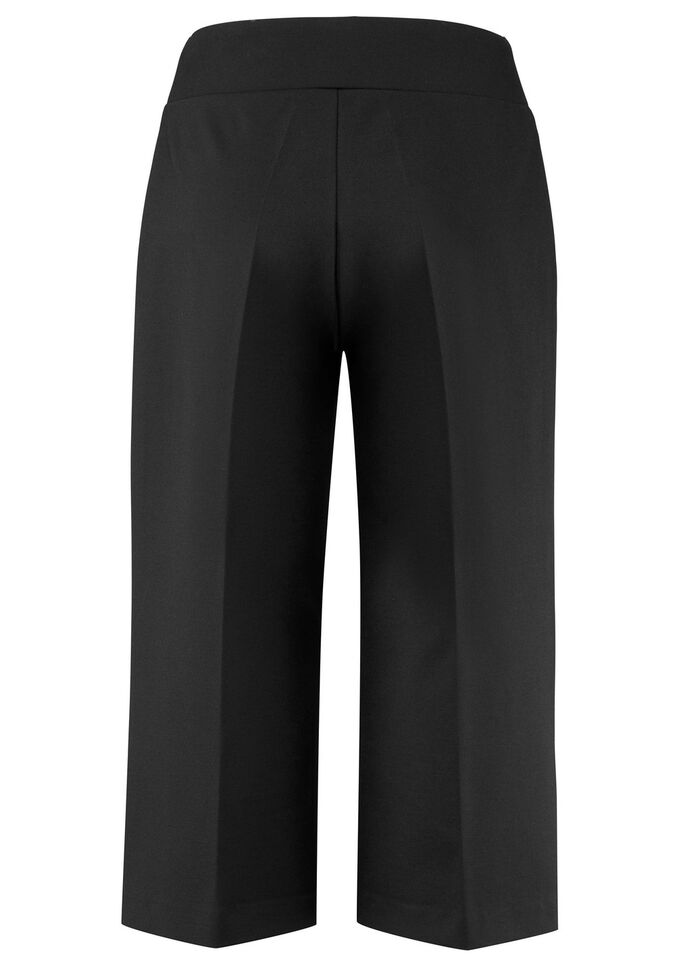 Chique culottes in pull-on stijl ZWART