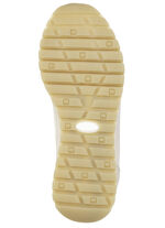 ELENA EDEN, elegante damessneakers, breedte G, met uitneembaar voetbed BEIGE-WEISS