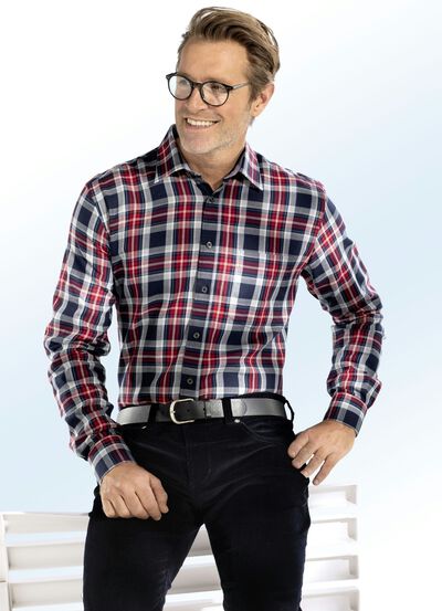 Overhemd van fijn flanel 