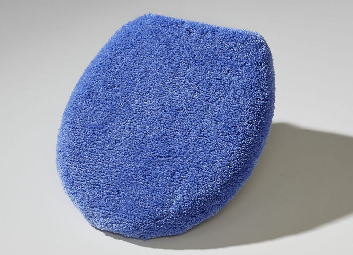 Badkamerset van LineaDue met antislip achterkant BLAUW