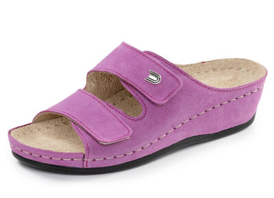 Lichtgewicht damesmuiltjes, breedte G, met klittenbandsluiting 