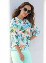 Tuniek met felgekleurde print 