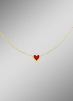 Romantische ketting met hart 
