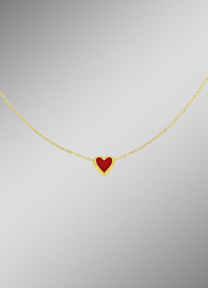 Romantische ketting met hart 