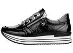 Remonte sneakers met effectieve vetersluiting 