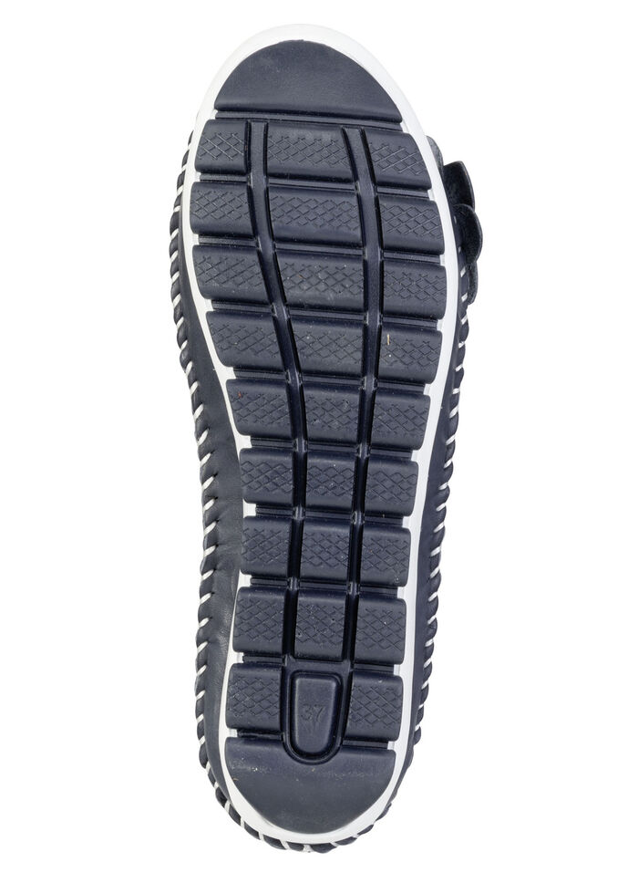 Gemini, chique damesballerina's, breedte G, met uitneembaar voetbed MARINE