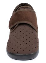 Aerosoft&reg; Flex stretch klittenbandpantoffels van J&uuml;rgen Hirsch&reg; BRUIN