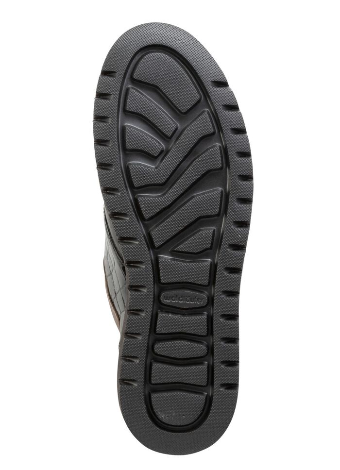 Sneakers met veters van nappaleer 