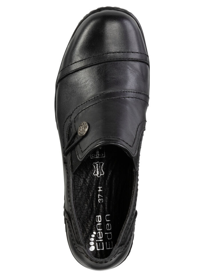 ELENA EDEN pantoffels met metalen sieraden ZWART