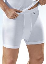 Pfeilring Driepack onderbroeken van fijne jersey, wit 