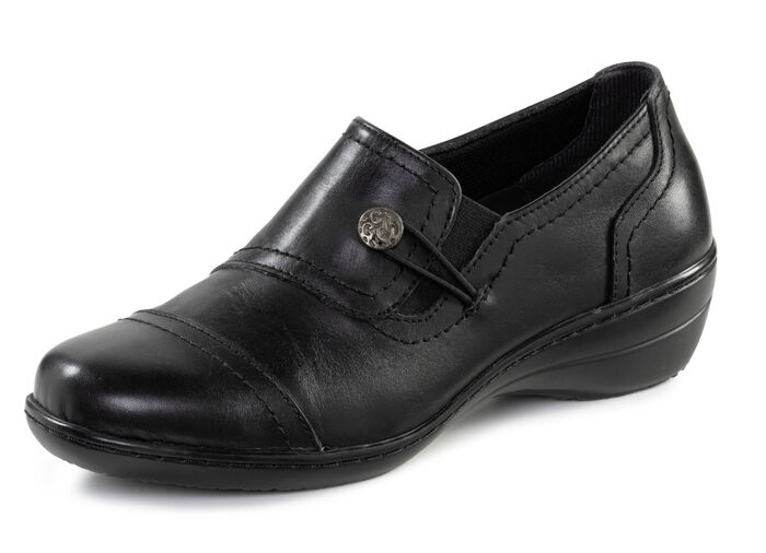 ELENA EDEN pantoffels met metalen sieraden ZWART