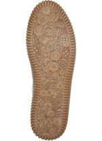 ELENA EDEN pantoffels met een gerimpelde structuur WIT