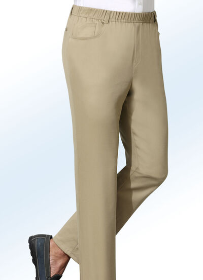 Slip-on broek ‘Klaus Models’ in 4 kleuren 