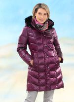 Korte donsjas in 2 kleuren CYCLAAM