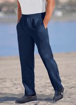 Joggingbroek van zuiver katoen in 5 kleuren MARINE