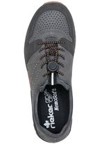 Rieker sneakers met uitneembare MemoSoft textielinleg GRIJS