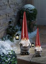 Kerstelfen met LED theelichtje 