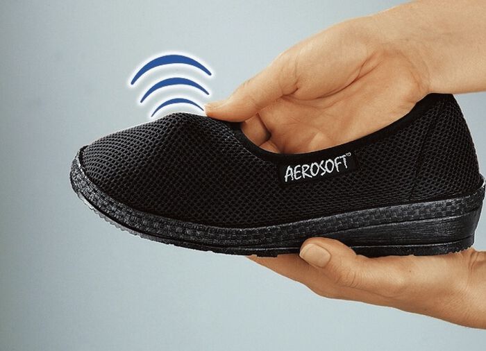 Klimaatvriendelijke klittenbandschoen met doorlopende, gepatenteerde vilten zool 