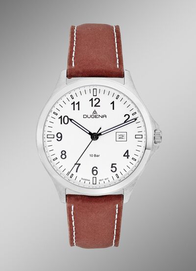 Quartz herenhorloge met roestvrijstalen kast 