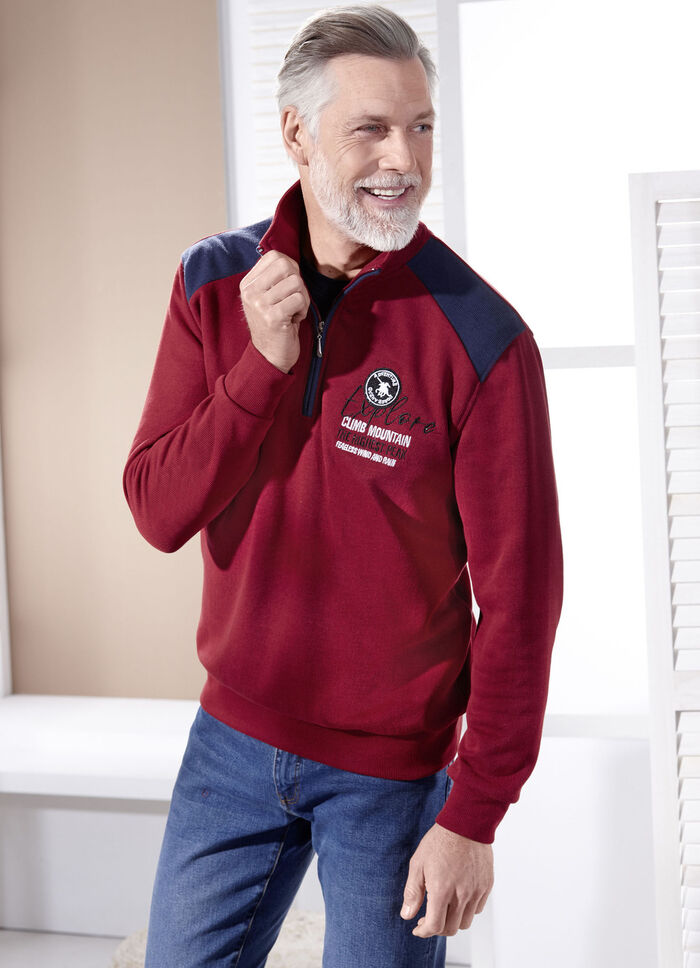 Troyer in 3 kleuren DONKERROOD