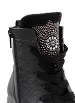 Waldl&auml;ufer veterlaarsje met effectieve glittersteentjes ZWART