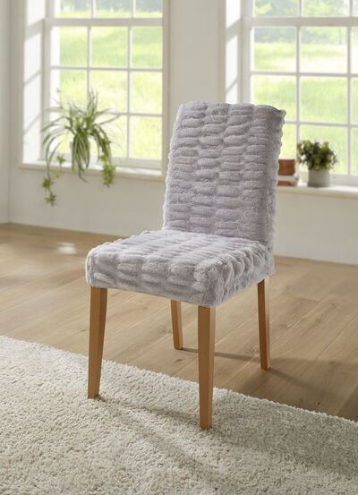 Stoelhoezen van imitatiebont 