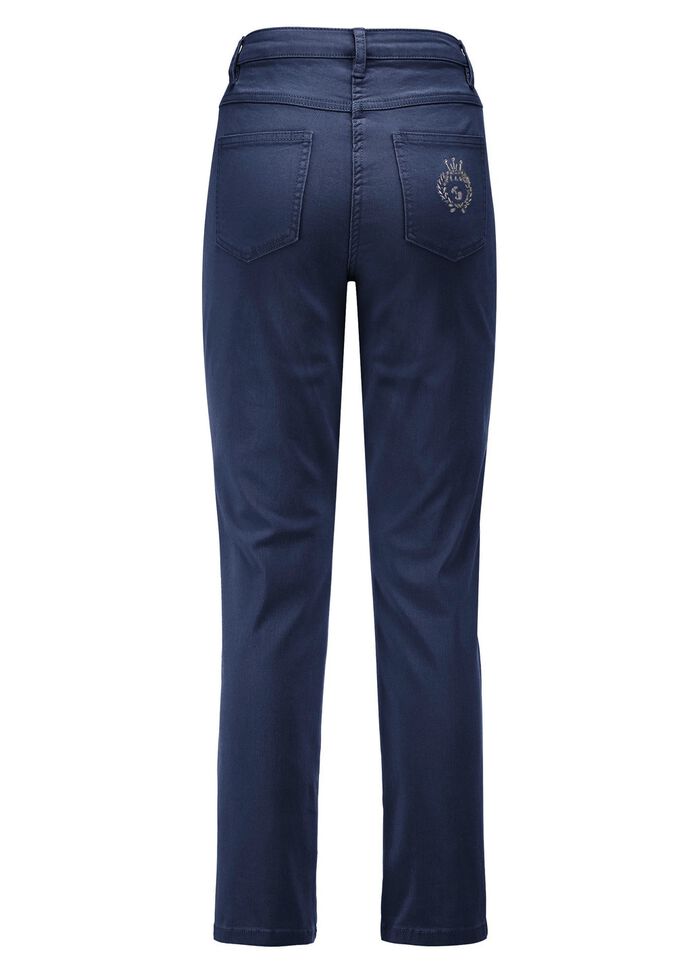 Luxe 7/8-jeans met borduurwerk 