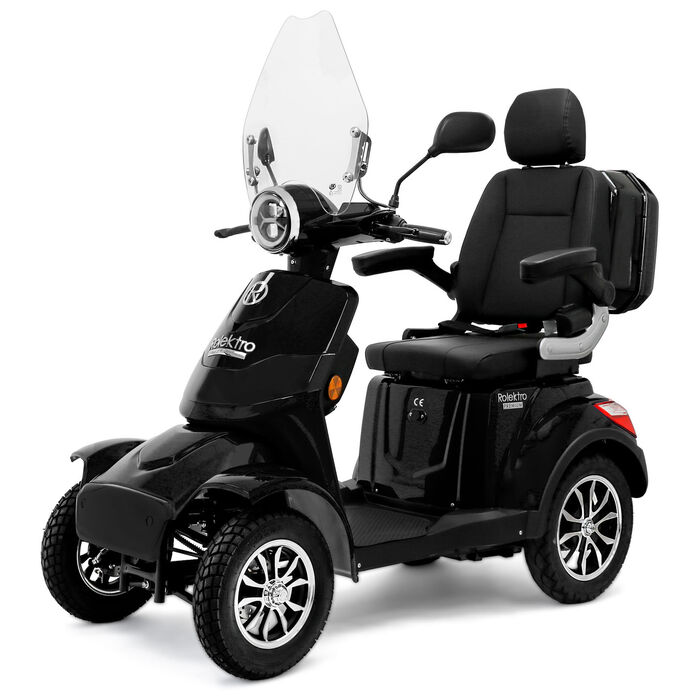 Rolektro Battery Quad - Duurzaam, mobiel onderweg ZWART