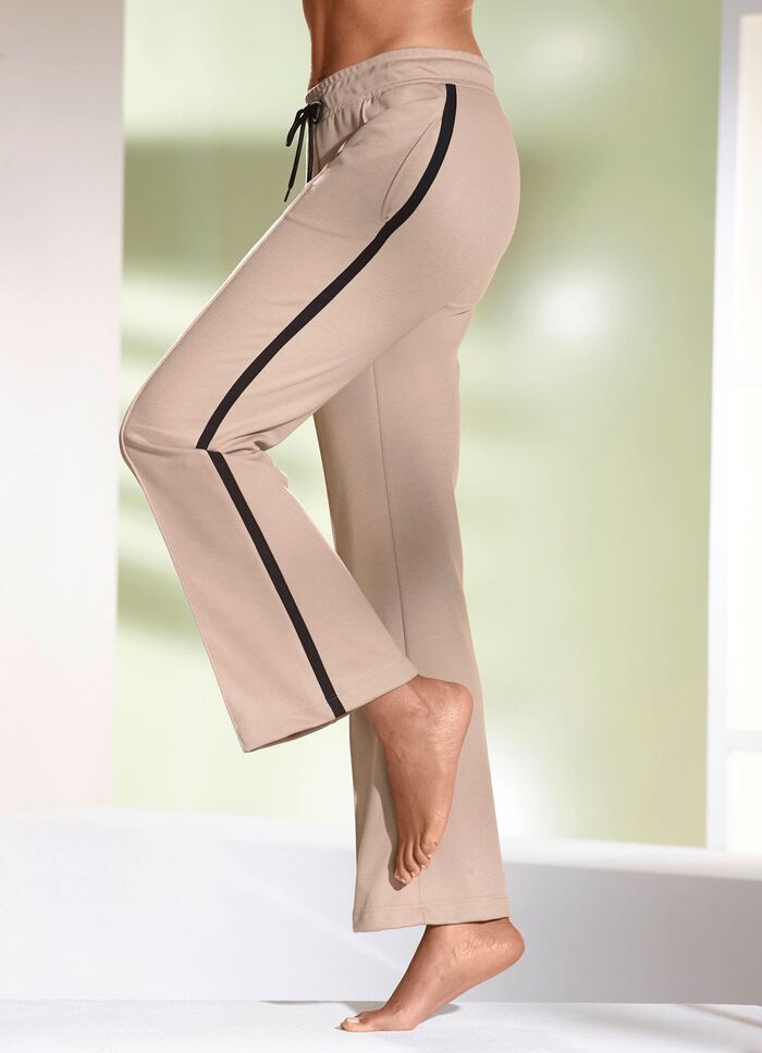 Broek met thermische functie TAUPE