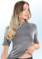 Twee-pack overhemden met opstaande kraag en korte mouwen 