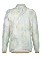 Sweatvest met bloemmotief 