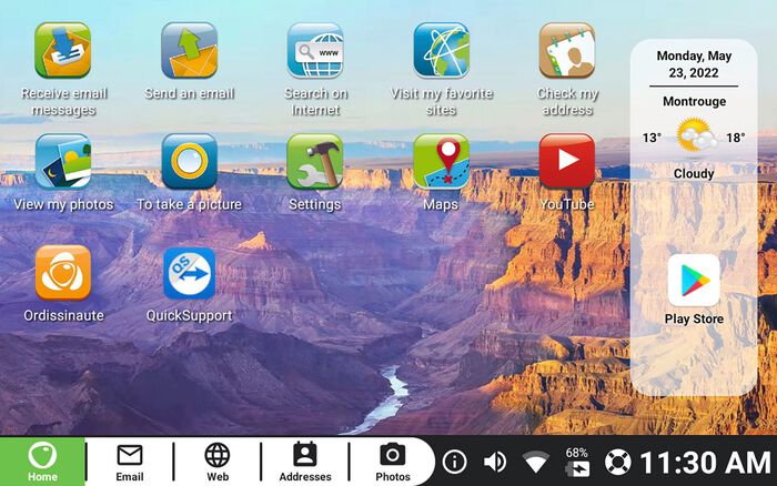 "Ordissimo" Pix-Star Touch-tablet 