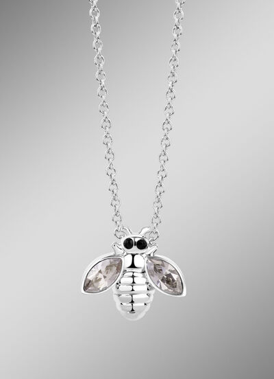 Bijenketting met Swarovski&reg;-kristallen 