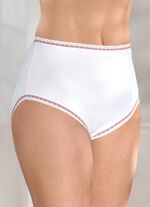 Verpakking van zeven slips met contrasterende biezen 