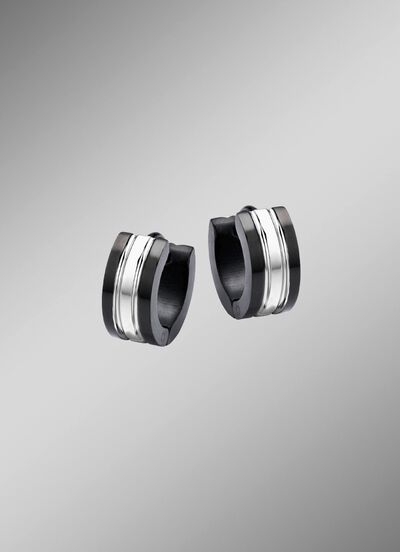 Glanzende opvouwbare oorringen 