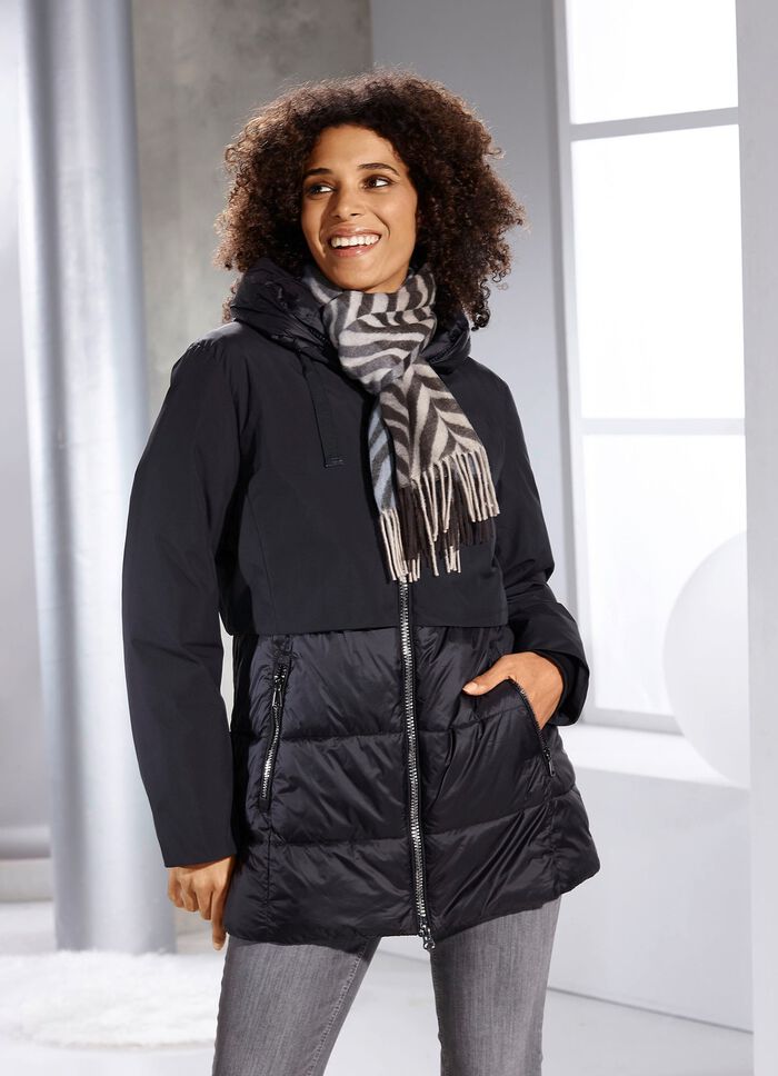 Functioneel jack in een trendy mix van materialen 