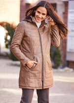 Korte leren jas van &ldquo;Caminari&rdquo; 