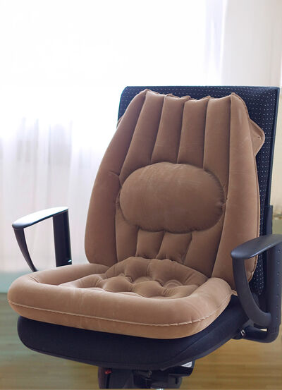 Opblaasbaar zitkussen 