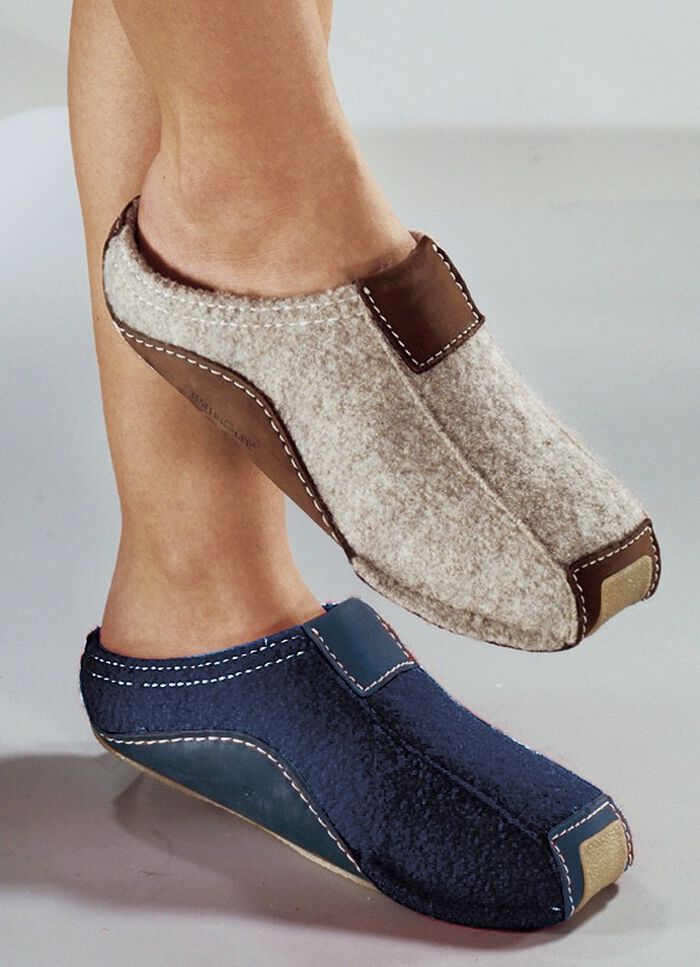 HAFLINGER pantoffels, wolfleece stof 