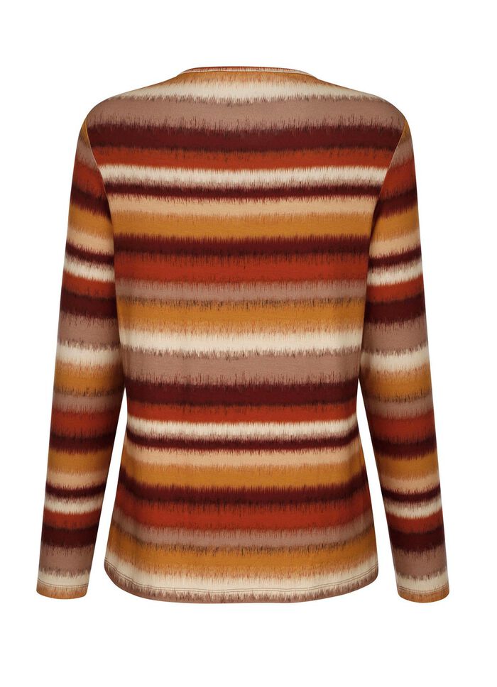 Shirt met modieus gestreept dessin 