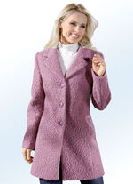 Lange jas met knoopsluiting 