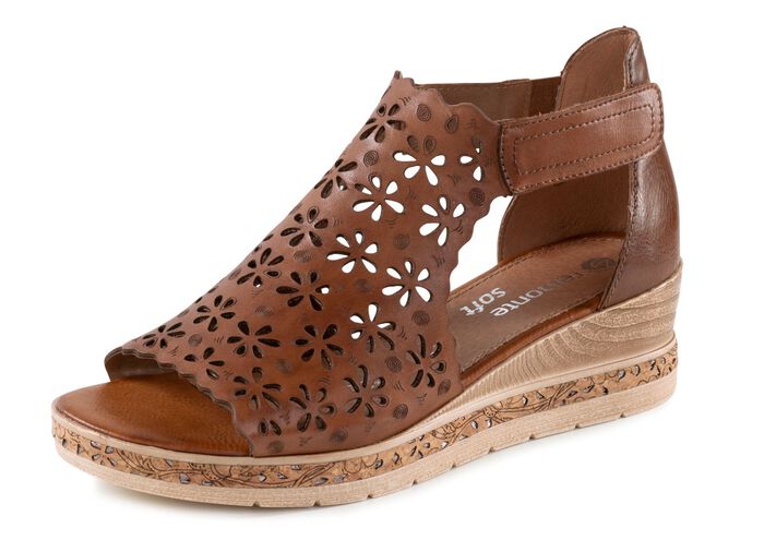 Sandaal met klittenbandsluiting 