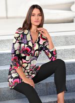 Shirttuniek met felgekleurde print 