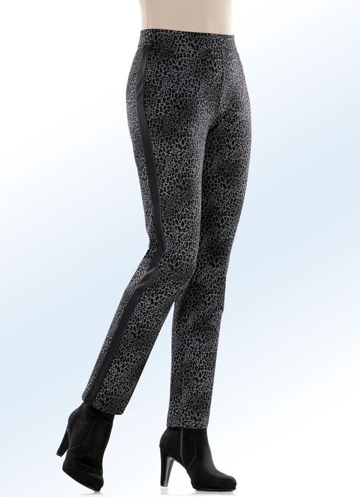 Broek in trendy luipaardprint 