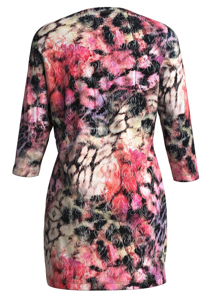 Gebreide tuniek met subtiele glitteraccenten 