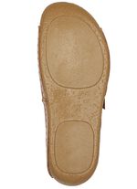 Andrea Conti muiltjes met twee verstelbare klittenbandsluitingen COGNAC