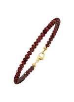 Armband met echte rhodoliet - een highlight voor uw pols! 