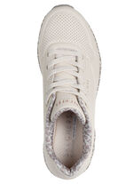 SKECHERS, trendy damessneakers, met zichtbaar luchtkussen WEISS-LEO