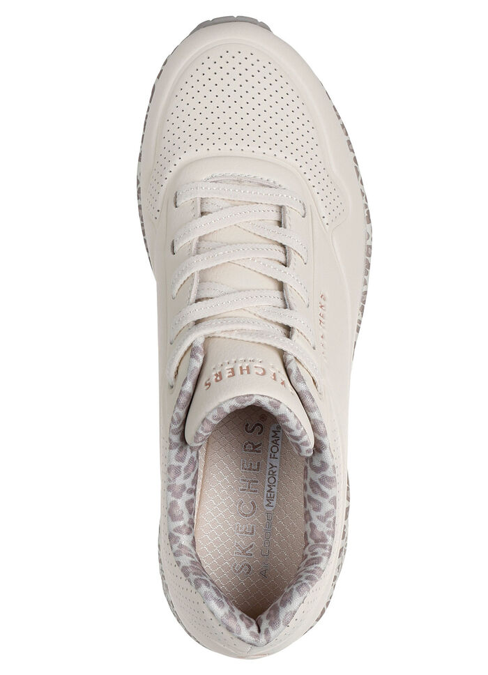 SKECHERS, trendy damessneakers, met zichtbaar luchtkussen WEISS-LEO